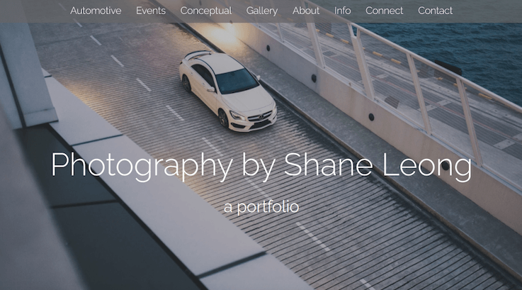 photography portfolio website built by a Strikingly user photography portfolio website built by a Strikingly user
